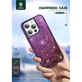 قاب آکواریومی آیفون 14 پرو مکس گرین Green iPhone 14 Pro Max Aquarium Happiness Case