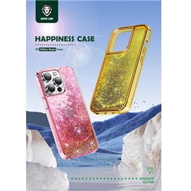 قاب آکواریومی آیفون 14 پرو مکس گرین Green iPhone 14 Pro Max Aquarium Happiness Case