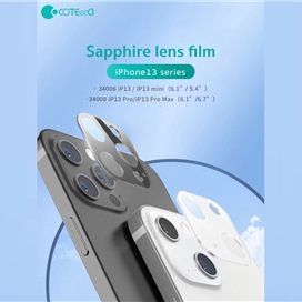 محافظ لنز دوربین آیفون 13 و آیفون 13 مینی کوتتسی Coteetci sapphire lens film iphone 13/13mini 34006-BK