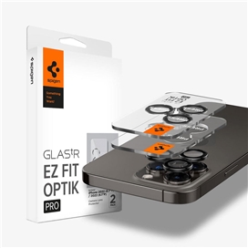 محافظ لنز دوربین اسپیگن مدل EZ Fit Optik Proبرای iPhone 15 Pro Max/iPhone 15 Pro/iPhone 14 Pro Max/iPhone 14 Pro