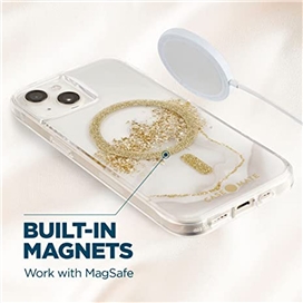 قاب آیفون 14 پلاس برند کیس میت مدل Case-Mate Karate Marble with Magsafe