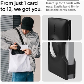 جاکارتی اسپیگن مدل AirTag Card Holder Card Holder Wallet S