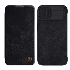 کیف چرمی نیلکین آیفون Apple iPhone 14 Plus Nillkin Qin Pro Leather Case دارای محافظ دوربین