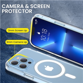 قاب جی تک آیفون 13 پرو مکس G-Tech Sirocco Crystal Mag Case iPhone 13 Pro Max