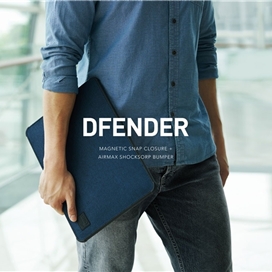 کیف لپ تاپ برند یونیک مدل Dfender مناسب مک بوک های 15 و 16 اینچی