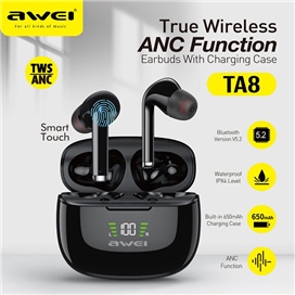 ایربادز اوی مدل AWEI TA8 ANC TWS Earbuds