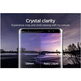 محافظ صفحه نمایش نانو مایع Spigen Glas.tr – Clear