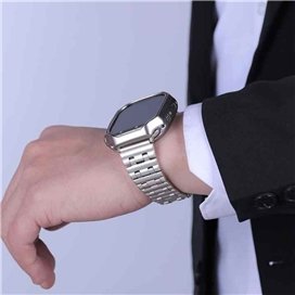 بند استیل اپل واچ جیتک مدل G-Tech Ocean Metal Strap for Apple Watch 44/45/49mm