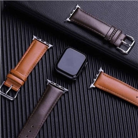 بند چرم طبیعی اپل واچ جیتک مدل G-Tech Leather Lovrug Band For Apple Watch 44/45/49mm