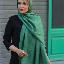 شال زنانه پلیسه طرح کرکره ای کالکشن تابستان 1401