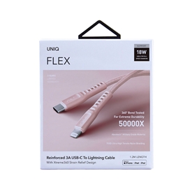کابل شارژ USB-C به لایتنینگ برند یونیک مدل FLEX
