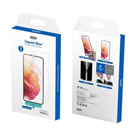 محافظ صفحه نمایش ESR گلکسی اس 22 الترا (بسته سه عددی) | ESR Liquid Skin Screen Protector Samsung Galaxy S22 Ultra (3 Pack)