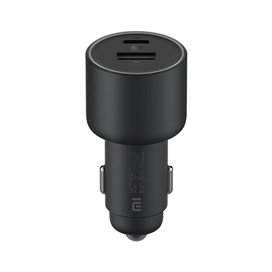 شارژر فندکی فست شارژ شیائومی Xiaomi Car Charger Fast Charging 1A1C CC07ZM توان 100 وات با کابل