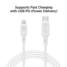 کابل USB-C به لایتنینگ اسپیگن مدل Spigen DuraSync USB C to Lightning طول 100CM