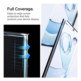 محافظ صفحه نمایش اسپیگن Galaxy S23 Ultra Screen Protector Platinum Tray