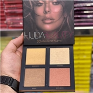 پالت هایلایتر 4 رنگ 3D هدی بیوتی HUDA BEAUTY اورجینال